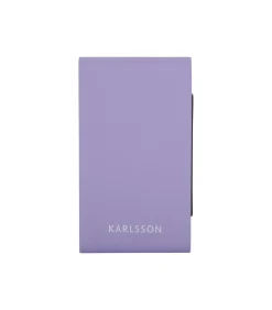 Wekker Funky Vibes - Matpaars - 9.5x6.5x11.5cm