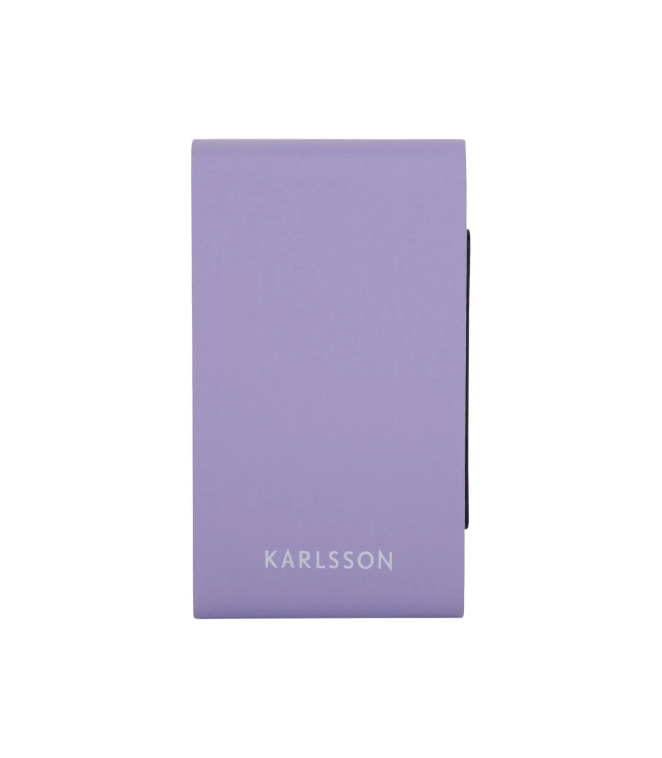 Wekker Funky Vibes - Matpaars - 9.5x6.5x11.5cm