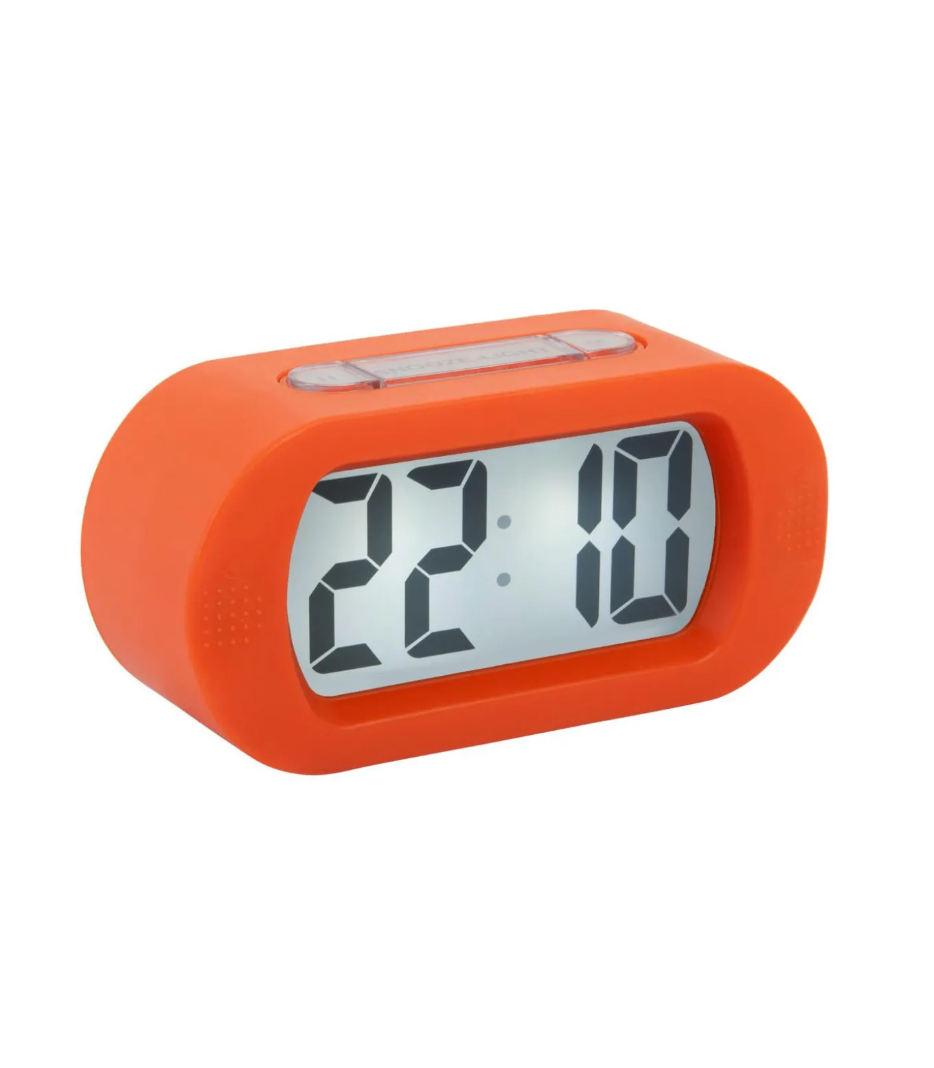 Wekker Gummy - Helderoranje - 5x14x7cm