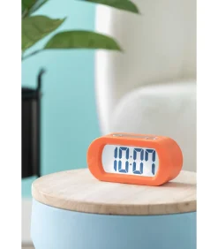 Wekker Gummy - Helderoranje - 5x14x7cm