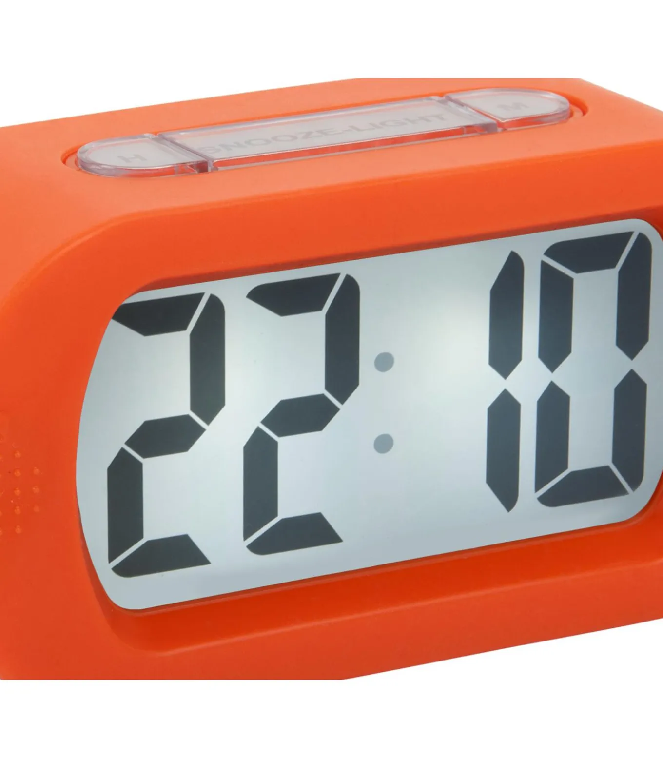 Wekker Gummy - Helderoranje - 5x14x7cm