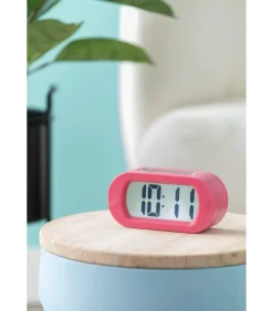 Wekker Gummy - Helderroze - 5x14x7cm