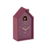 Wekker Modern Cuckoo Oro - Paars - 15x11.5x20cm