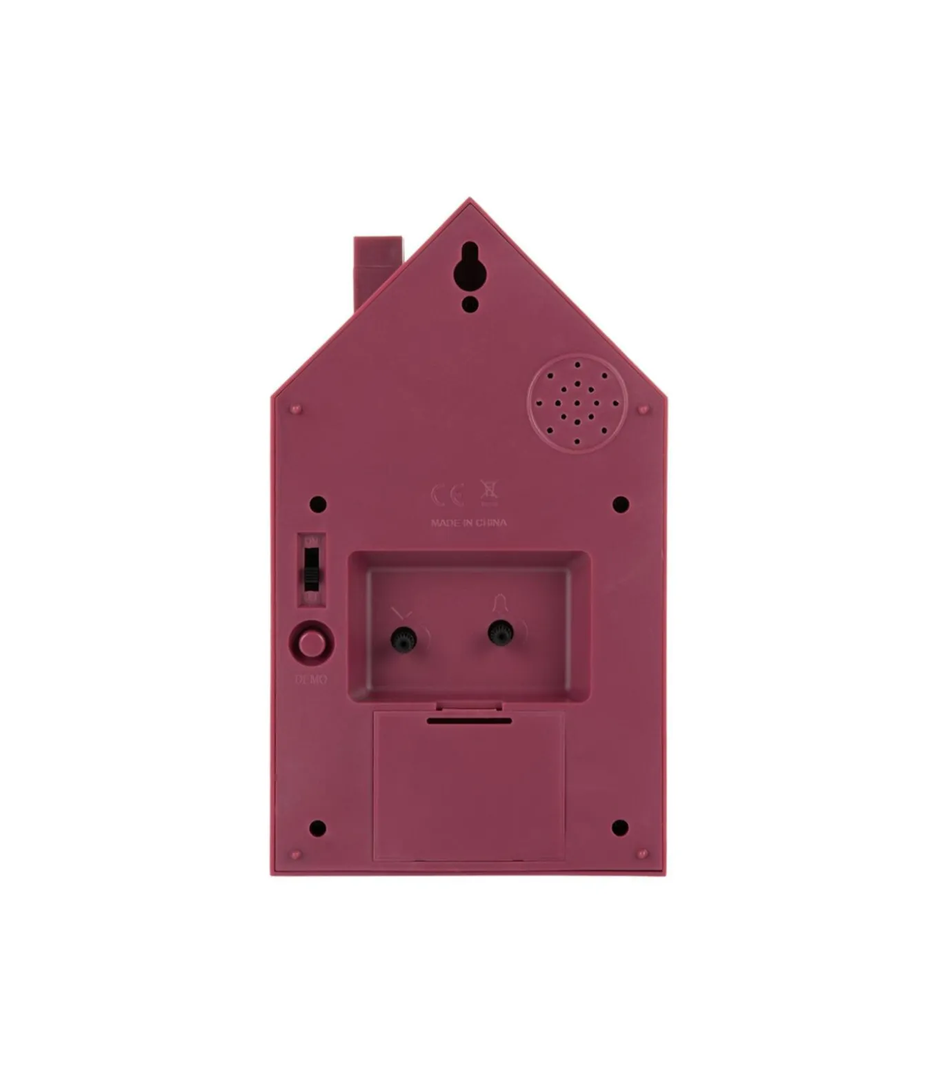 Wekker Modern Cuckoo Oro - Paars - 15x11.5x20cm