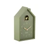 Wekker Modern Cuckoo Oro - Groen - 15x11.5x20cm
