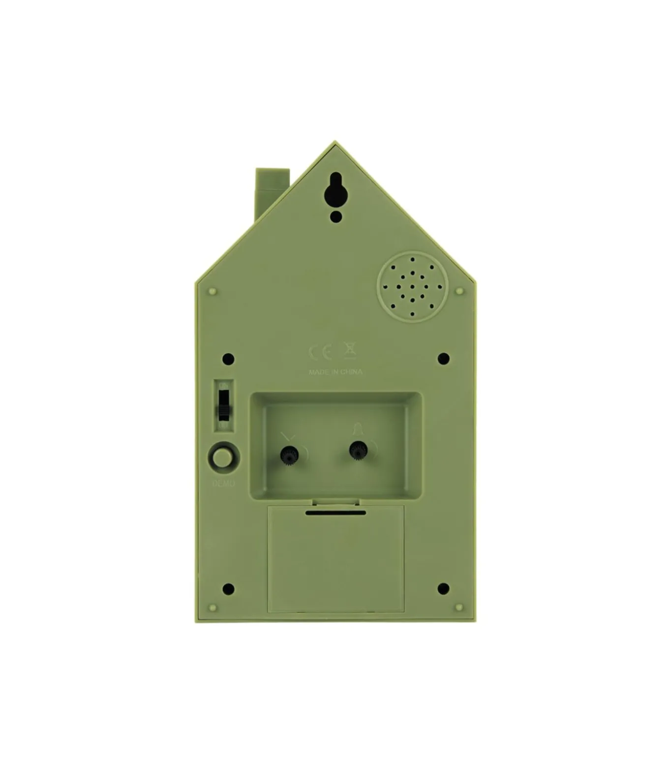 Wekker Modern Cuckoo Oro - Groen - 15x11.5x20cm