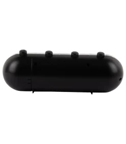 Wekker Retro Tube - Zwart - 9x26x9.3cm