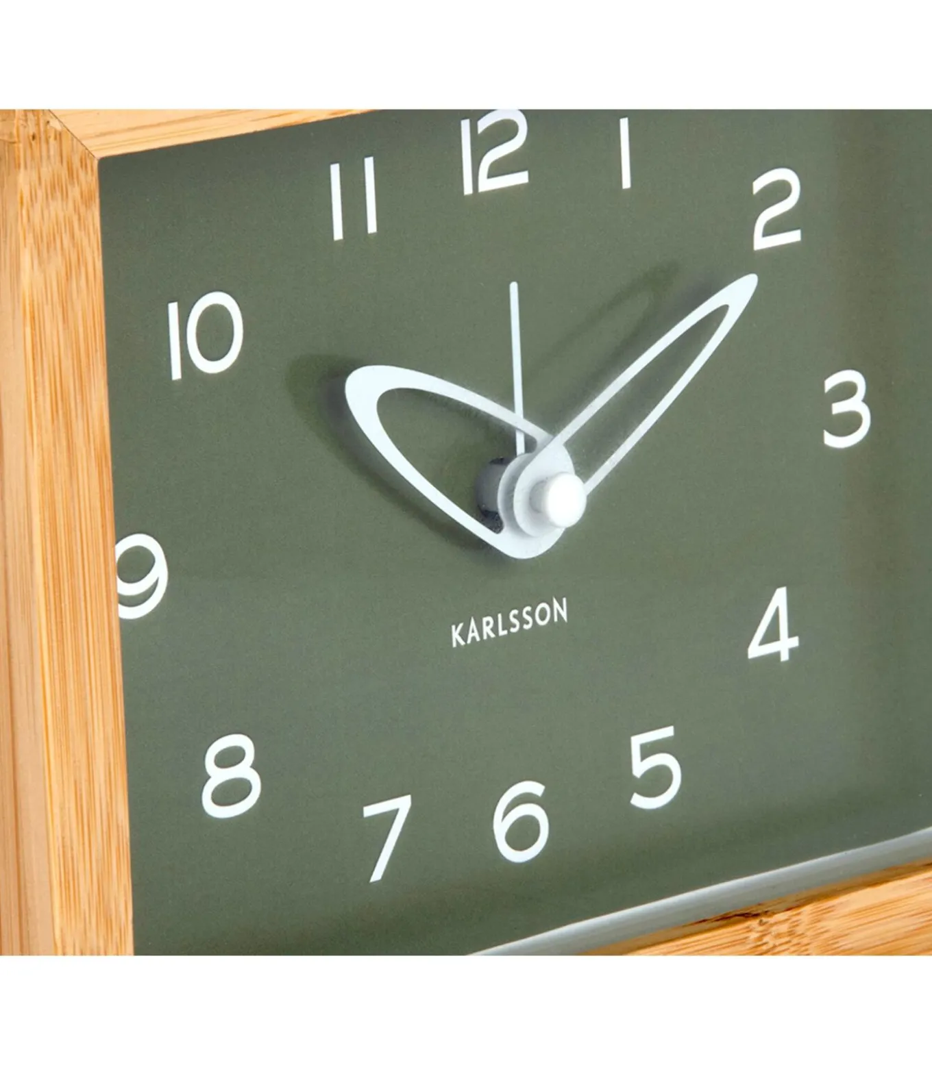 Wekker Tipico - Groen - 19x19x13.8cm