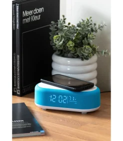 Wekker Vogue - Helderblauw - 19.8x9.8x7cm