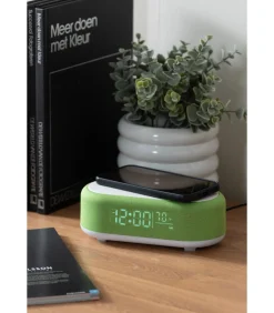 Wekker Vogue - Heldergroen - 19.8x9.8x7cm