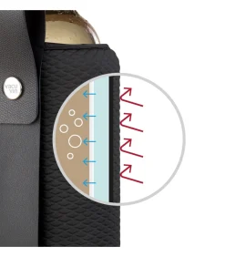 Wijnkoeler met hengsel - Flexible Cooler - Sleeve - Artico Zwart