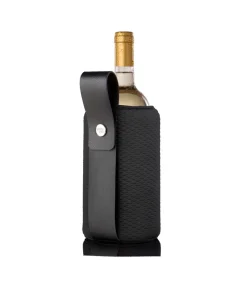 Wijnkoeler met hengsel - Flexible Cooler - Sleeve - Artico Zwart