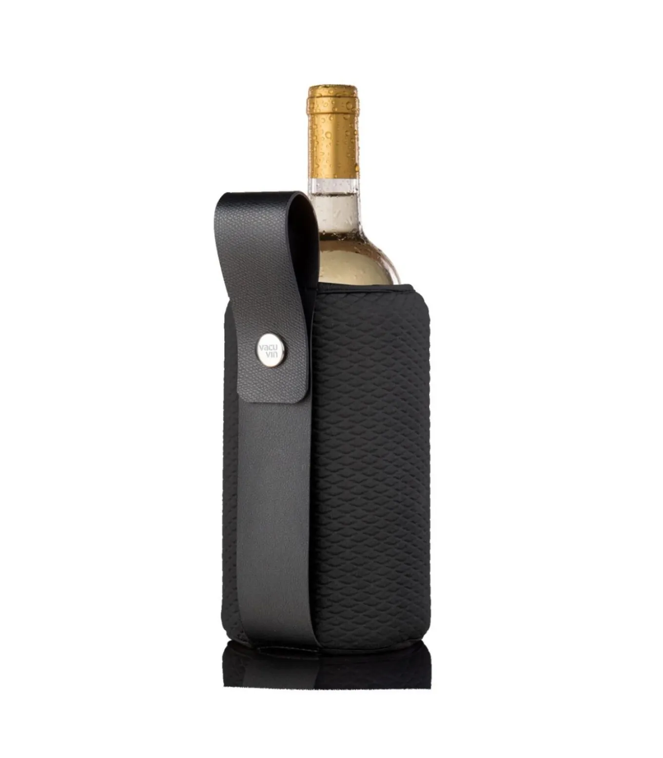 Wijnkoeler met hengsel - Flexible Cooler - Sleeve - Artico Zwart