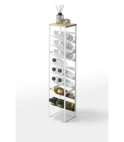 Wijnrek / Flessenrek - 16 flessen - Tower - Wit
