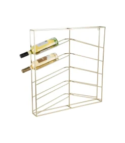 Wijnrek Cuadro - Lichtgoud - 67x7.5x66cm