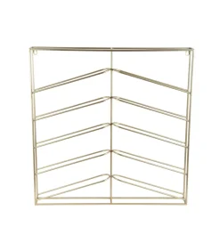 Wijnrek Cuadro - Lichtgoud - 67x7.5x66cm