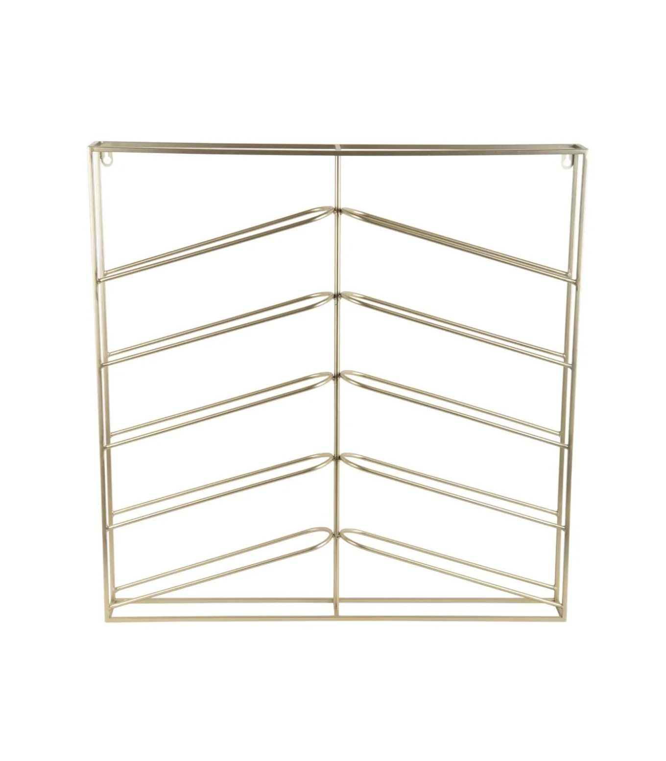 Wijnrek Cuadro - Lichtgoud - 67x7.5x66cm