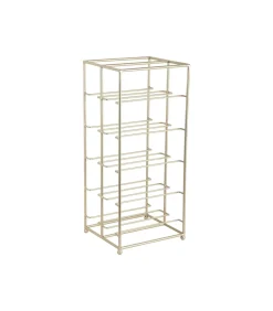 Wijnrek Dual Floor - Goud geschilderd - 25x22.5x57cm