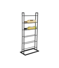 Wijnrek Single Floor - Zwart - 38x20x84.5cm