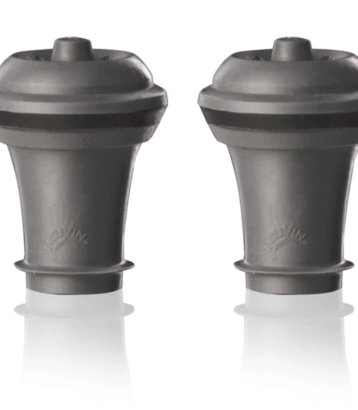 Wijnstopper Vacuum Wine Stopper - Grijs - 10 stuks