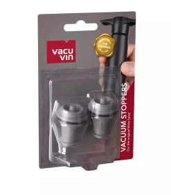 Wijnstopper Vacuum Wine Stopper - Grijs - 10 stuks