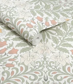William Morris at Home Vliesbehang - Garden Soft Sage - 1000x52