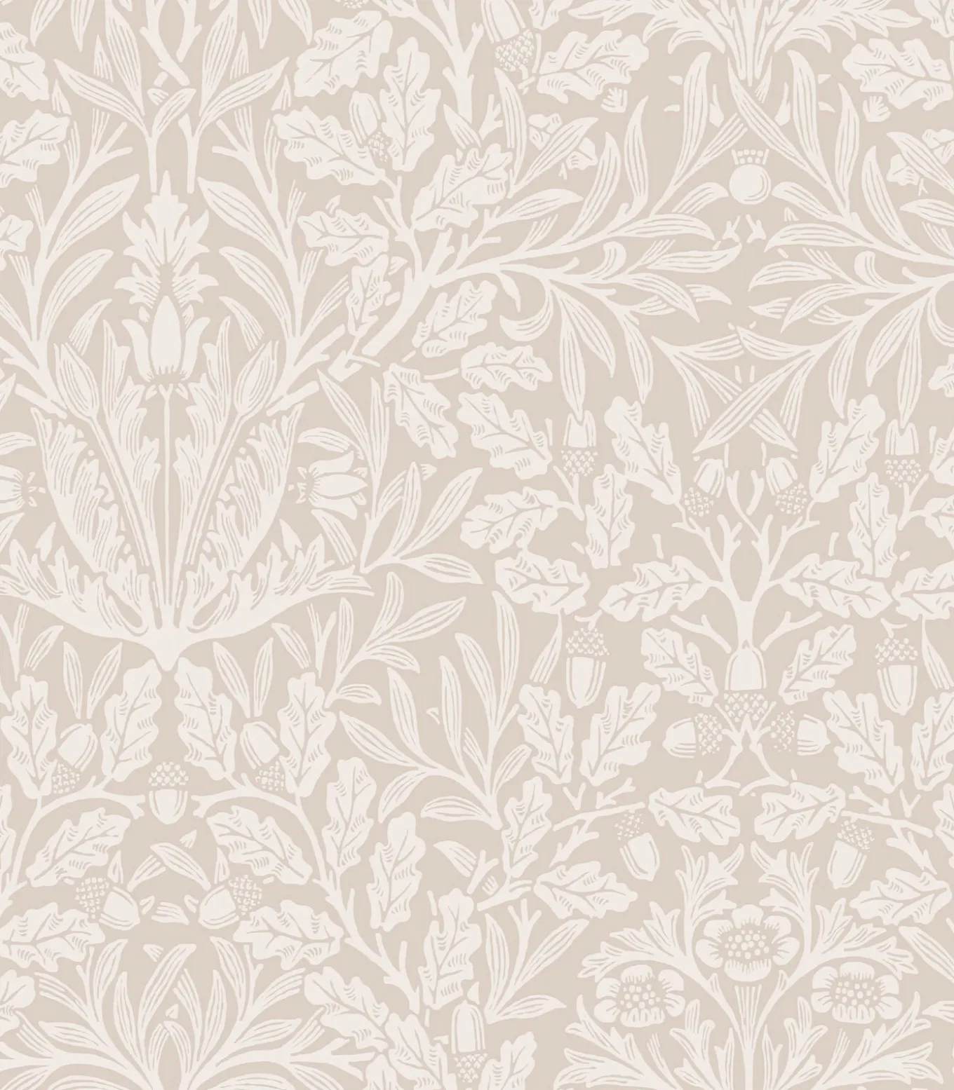 William Morris at Home Vliesbehang - Acorn Hessian - 1000x52