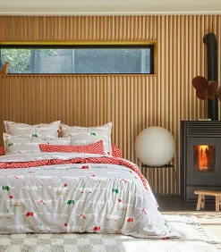 WINTER FOX Neige - Kussensloop Perkaal Katoen