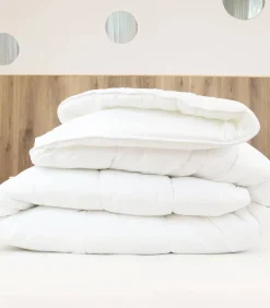 Wit dekbed 550gr winter in wit polyester 240x280 cm