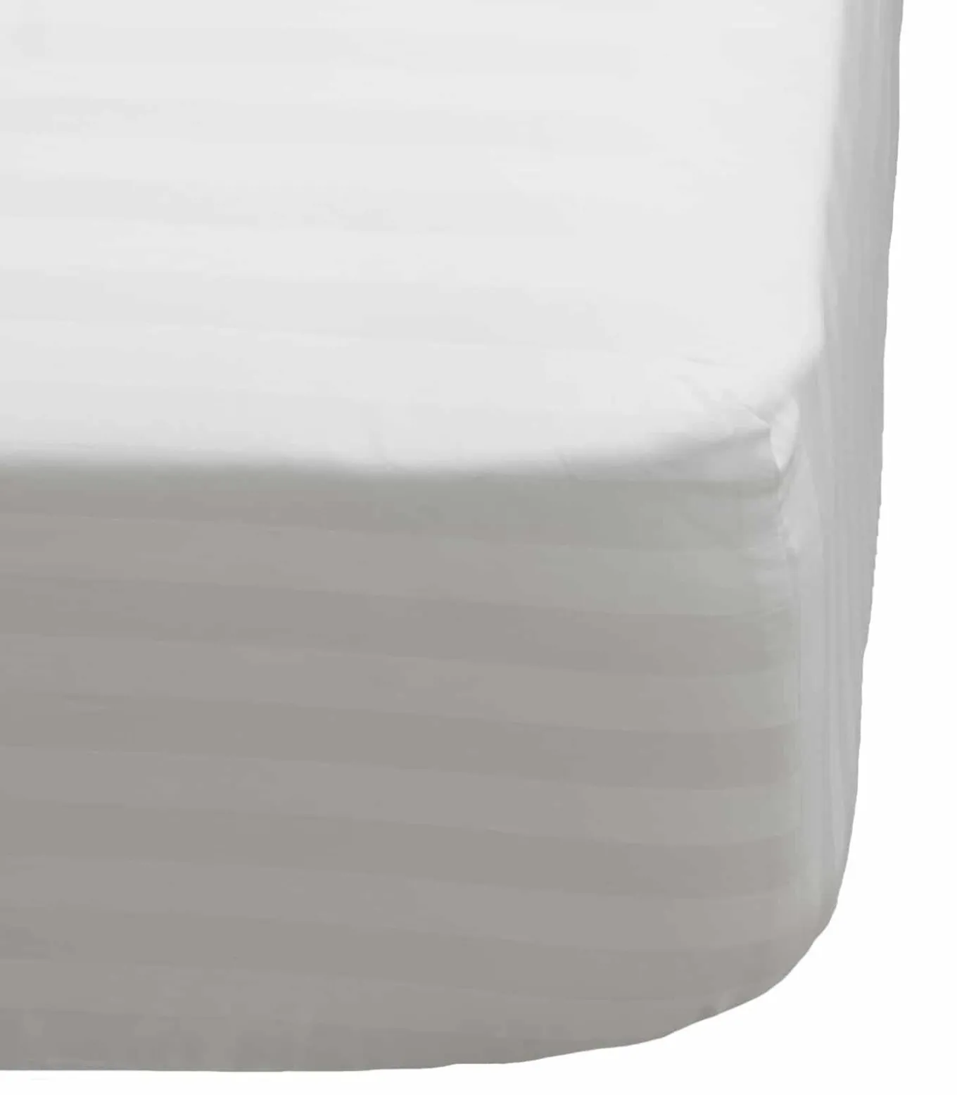 Wit Satijnen Hoeslaken 140x190 cm