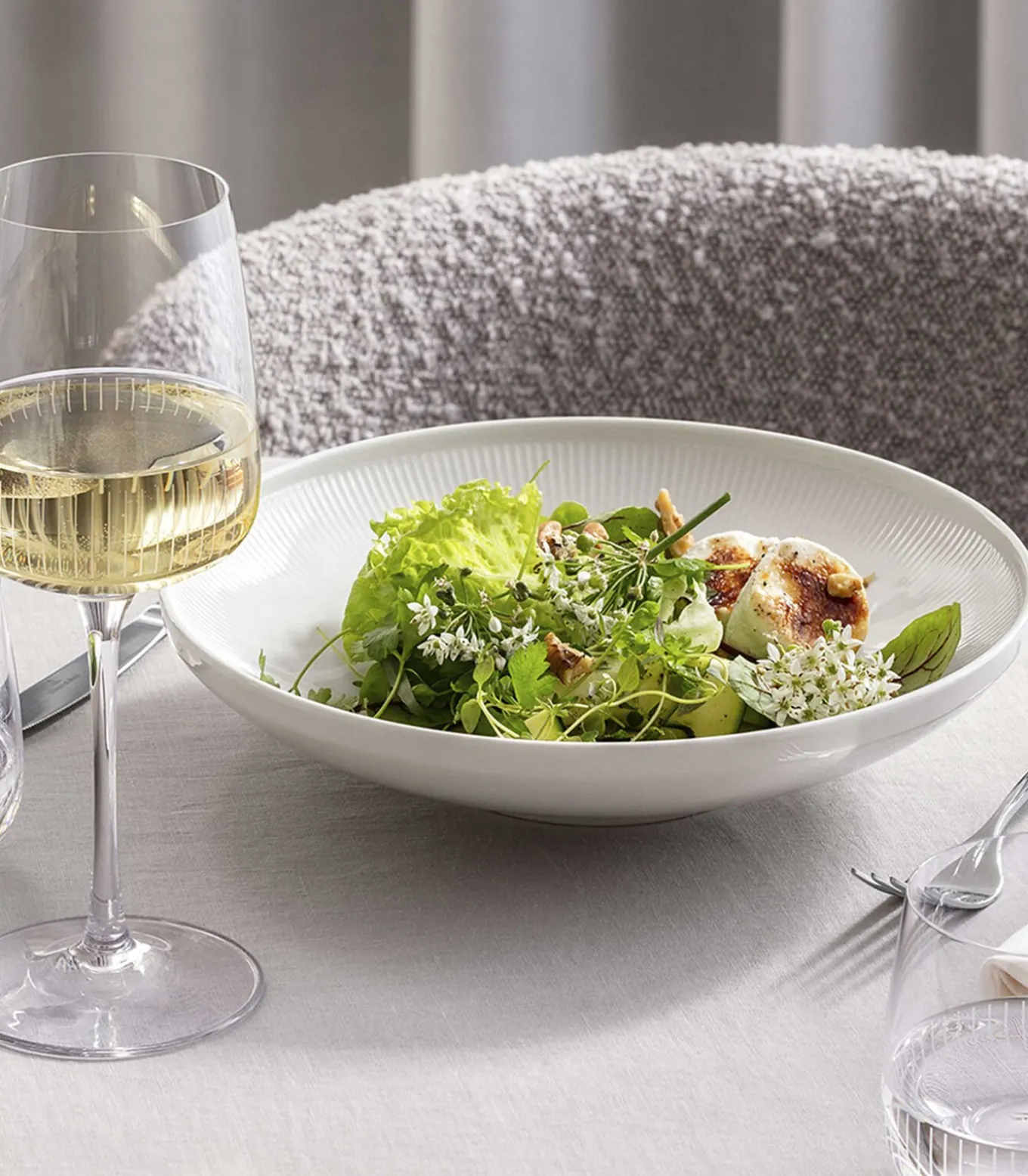 Witte wijnglas, Set 4-dlg Afina