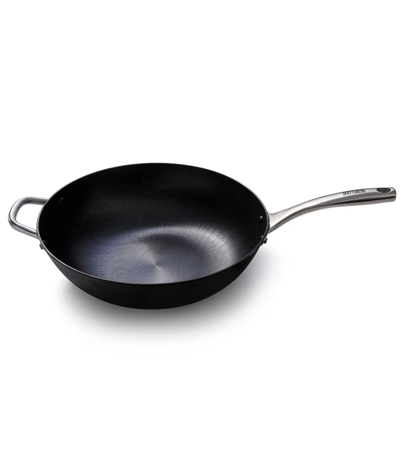Wokpan Gietijzer 34 cm Cast Iron - alle warmtebronnen - Inductie