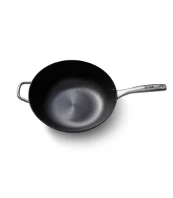 Wokpan Gietijzer 34 cm Cast Iron - alle warmtebronnen - Inductie
