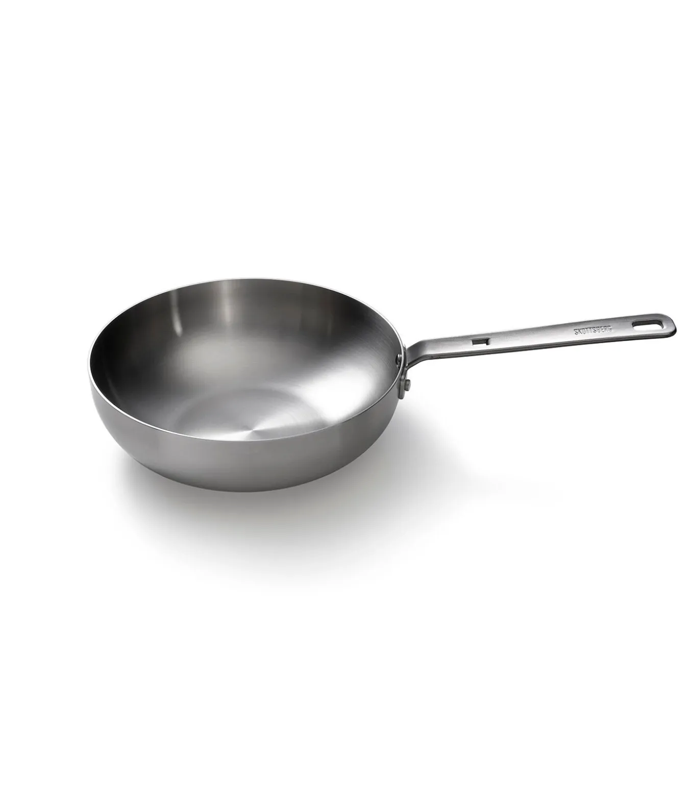 Wokpan Roestvrijstaal 28 cm Stainless Steel - alle warmtebronnen - Inductie