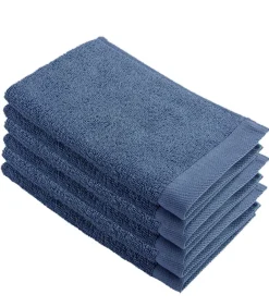 6x Remade Cotton Gastendoekjes Blauw