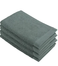 6x Remade Cotton Gastendoekjes Donker Groen