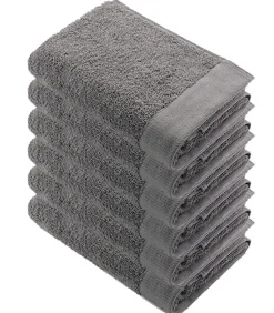 6x Remade Cotton Handdoeken 50x100 cm Taupe