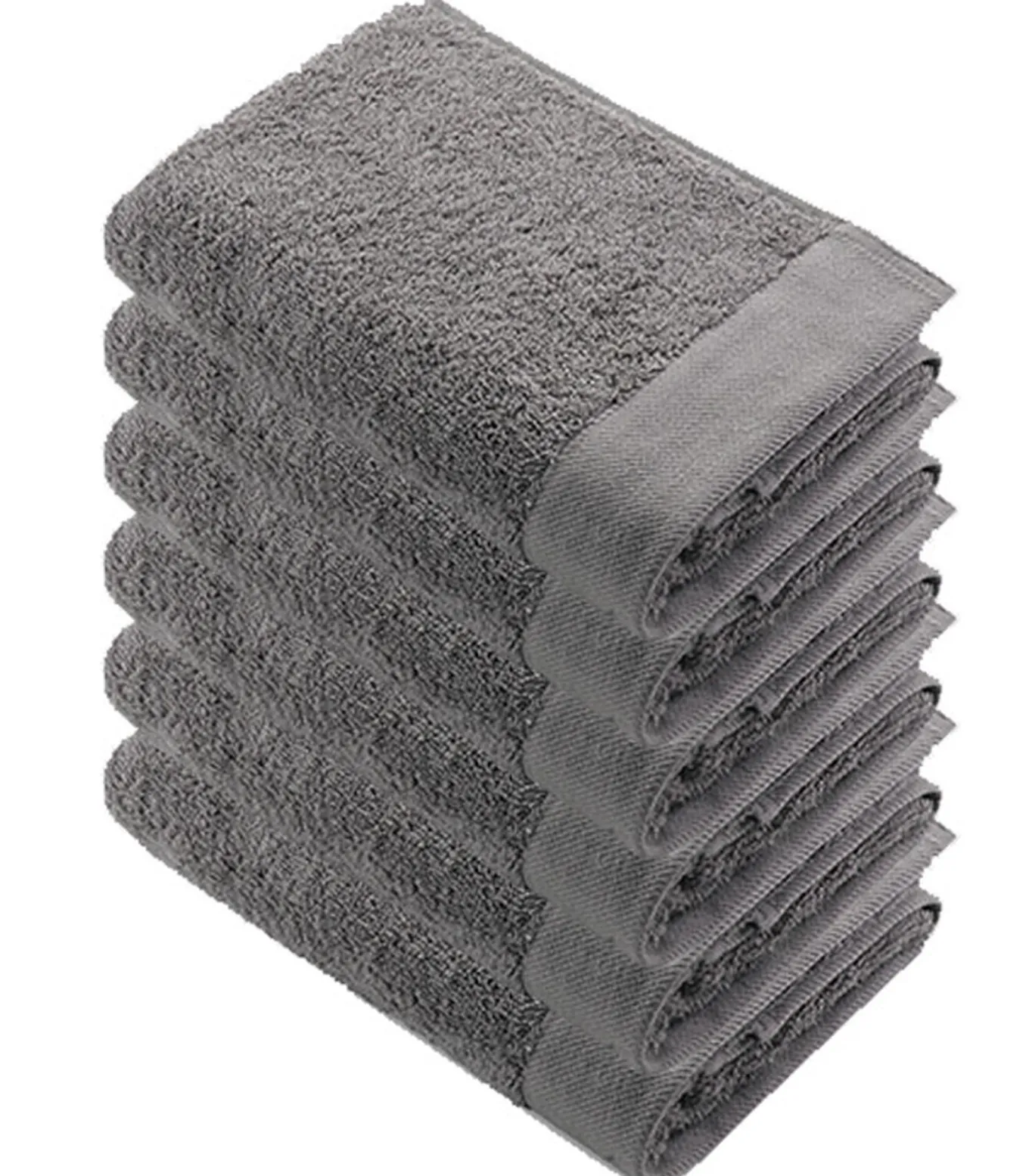 6x Remade Cotton Handdoeken 50x100 cm Taupe