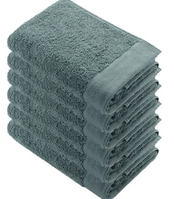 6x Remade Cotton Handdoeken 50x100 cm Jade