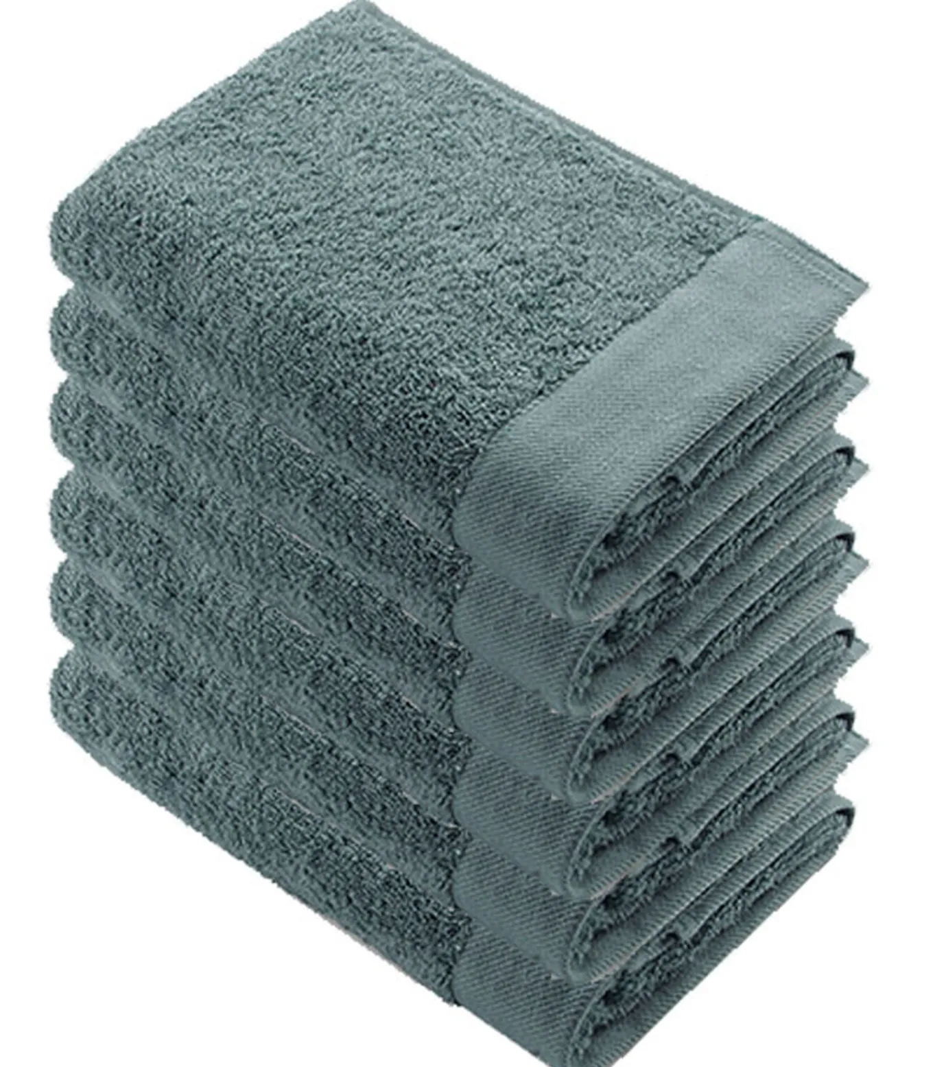 6x Remade Cotton Handdoeken 60x110 cm Jade