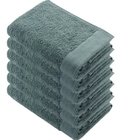 6x Remade Cotton Handdoeken 70x140 cm Jade