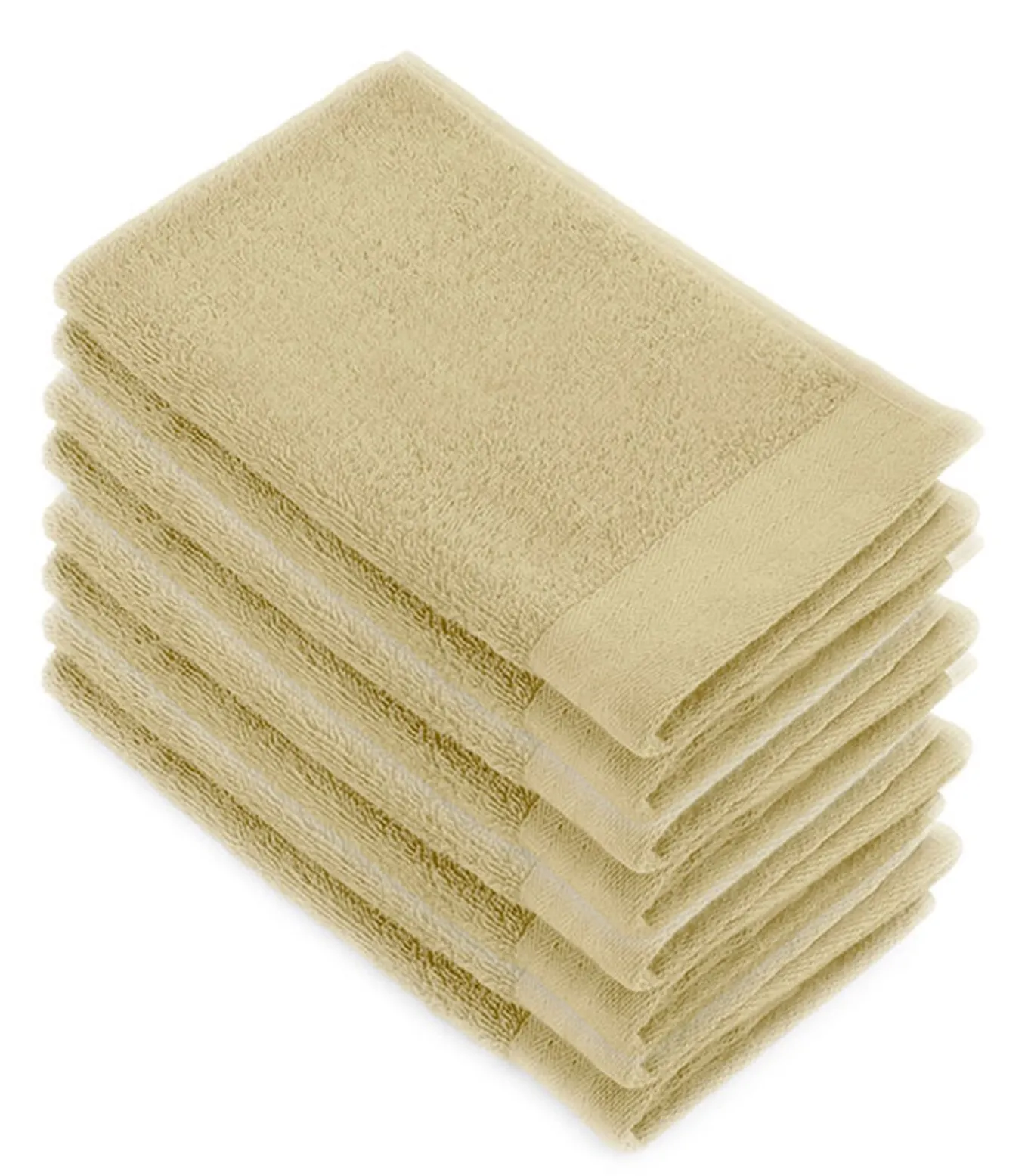 8x Soft Cotton Gastendoekjes Maisgeel