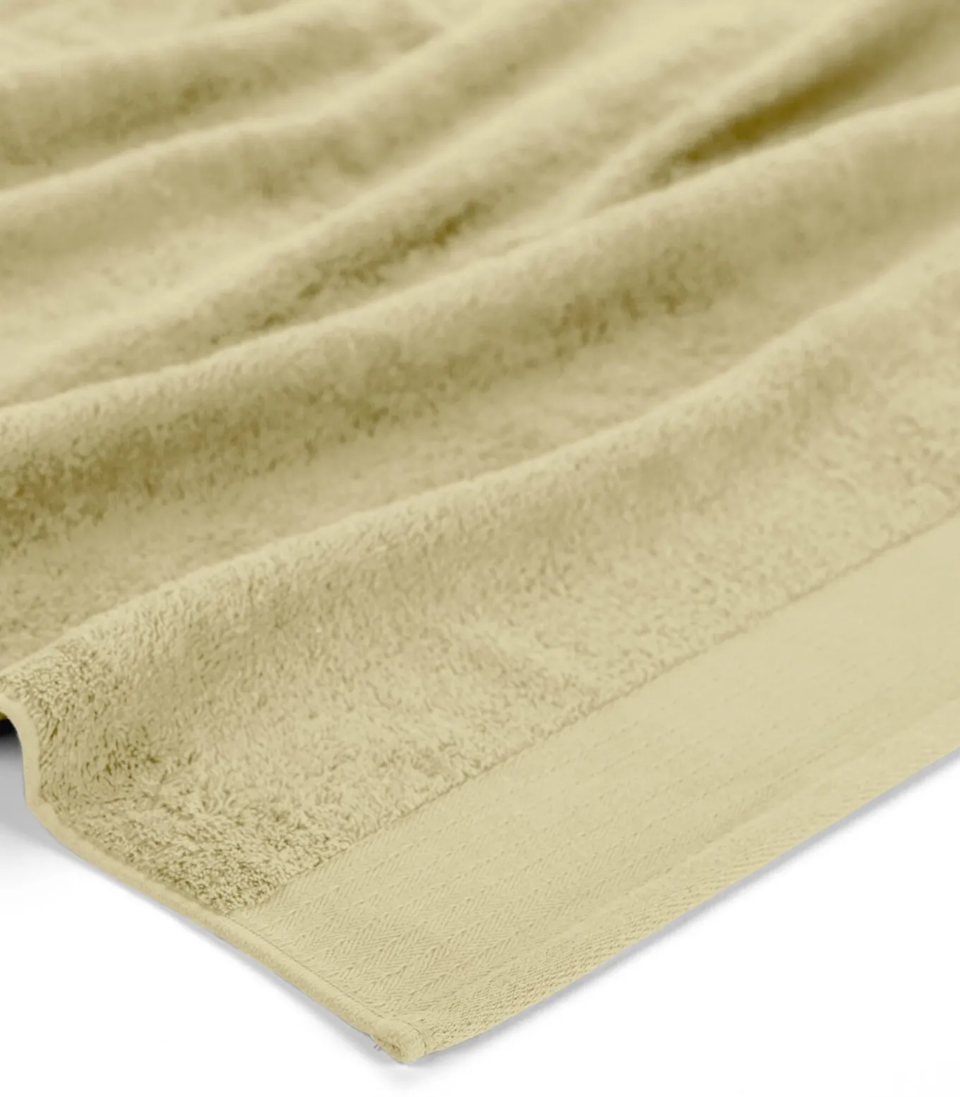 4x Soft Cotton Handdoeken 70x140 cm Maisgeel