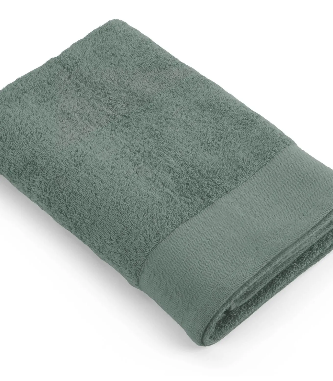 4x Soft Cotton Handdoeken 70x140 cm Legergroen