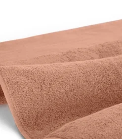 6x Soft Cotton Handdoeken 60x110 cm Terra