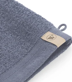 12x Soft Cotton Washandjes Indigo