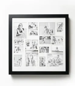 XLBoom Image Fotolijst - Collagelijst voor 15 foto's - In Hout - Wit