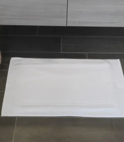 ZACHT vloerkleed van ecru katoen