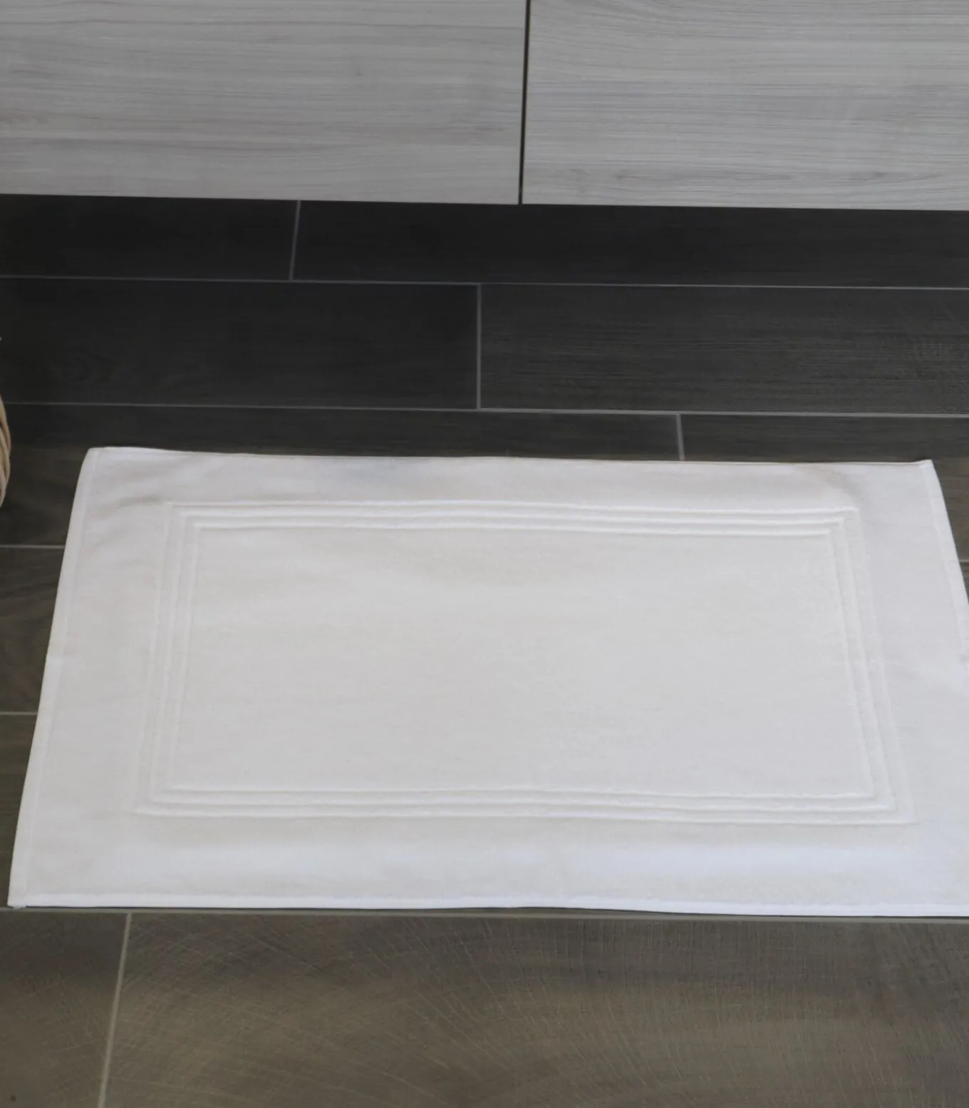 ZACHT vloerkleed van ecru katoen