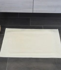 ZACHT vloerkleed van ecru katoen